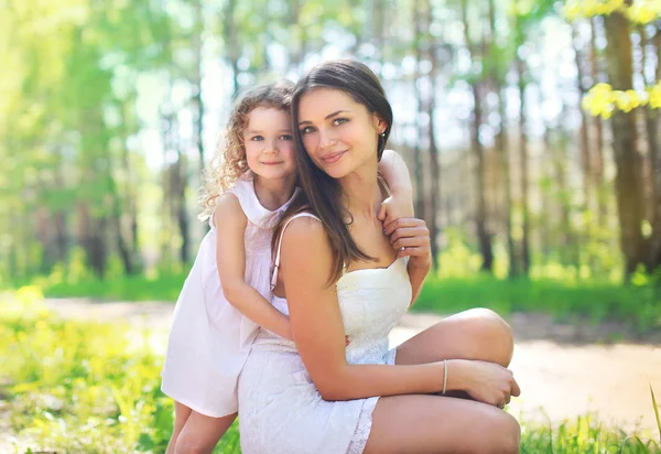 Summer portrait mother and child — Stock Photo, Image