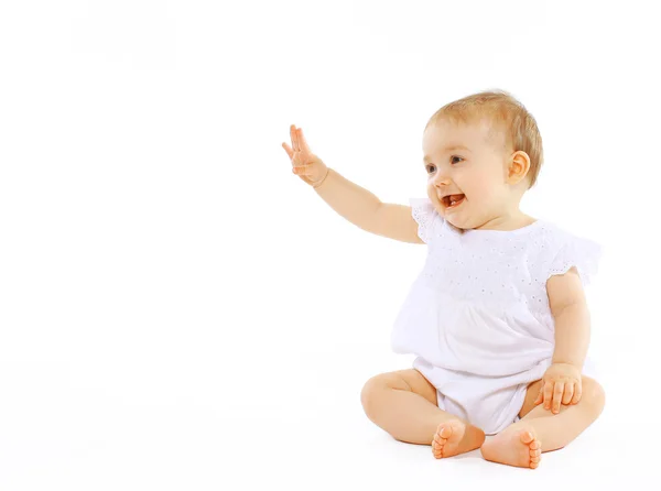 Fröhliches Baby — Stockfoto