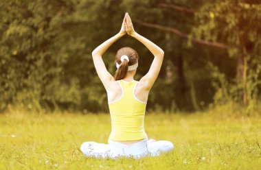 meditasyon Yoga kadın açık havada