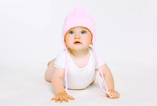 Sweet baby in hat — Stock Photo, Image