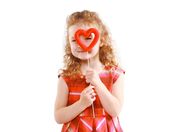 Amor, día de la madre, día de San Valentín y el concepto de la gente - feliz l — Foto de Stock