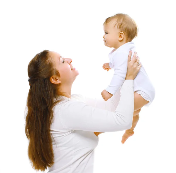 Madre feliz con el bebé divertirse —  Fotos de Stock