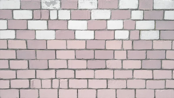 Old, bright, reliable and strong white-pink brick wall texture. Protective structure.