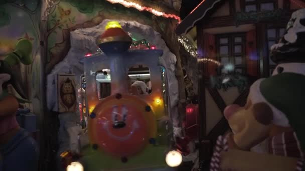 Colmar França Dezembro 2019 Celebração Tradicional Natal Mágico Colmar Francês — Vídeo de Stock