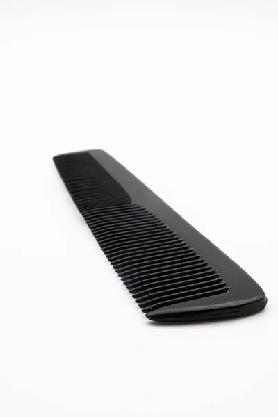 Zurich Switzerland November 2020 Black Pocket Comb White Background — 스톡 사진