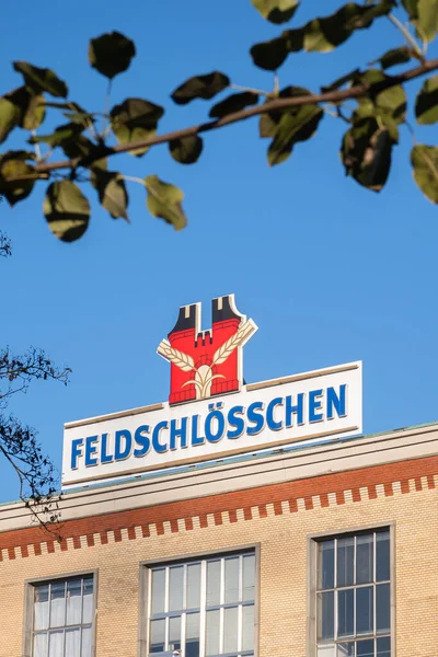 Rheinfelden Szwajcaria Listopada 2020 Rheinfelden Szwajcaria Listopada 2020 Feldschlosschen Największy — Zdjęcie stockowe