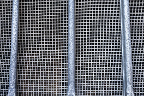 Фоновое Изображение Окна Серой Металлической Сетки Morcote Швейцария — стоковое фото