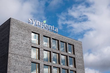 STEIN, SWitzERLAND - 18 Şubat 2020: Stein 'deki Syngenta araştırma ve geliştirme merkezleri biyoloji ve kimya alanındaki en önemli üç araştırma ve geliştirme merkezinden biridir..