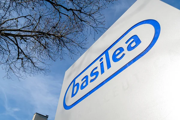 Basel Suisse Mars 2020 Basilea Pharmaceutica Est Une Multinationale Biopharmaceutique — Photo