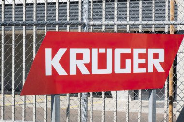 DIELSDORF, SWitzERLAND - 27 Nisan 2020: Kruger şirketi bir klima uzmanı, aynı zamanda nemlendirme, ısıtma, soğutma ve yenileme uzmanı