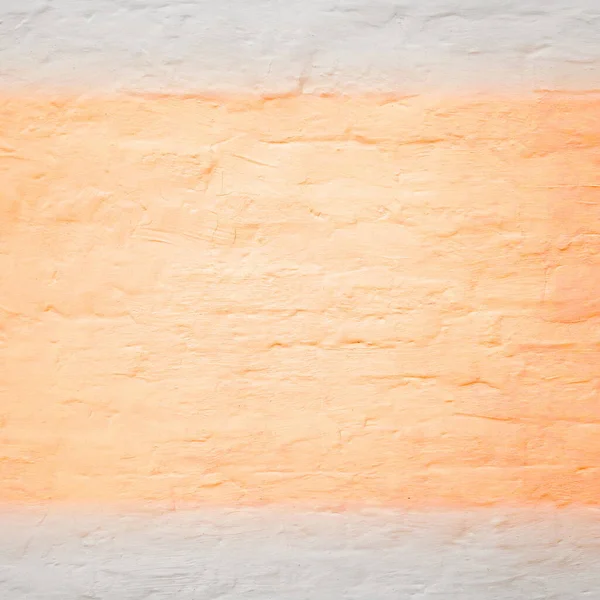 Fond Mural Brique Minable Blanche Avec Tache Lumineuse Néon Orange — Photo
