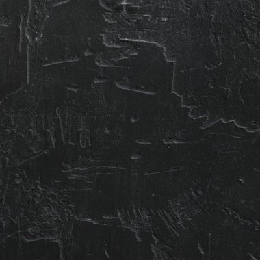 Koyu Siyah Stucco Duvarı Grunge Doku Arka plan Malzemesi İzole