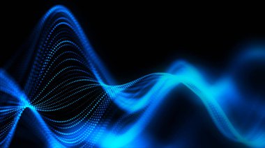 Arkaplanda soyut bir kompozisyon. Bağlantı yapısı. Üçgenleri, noktaları ve çizgileri birleştiren bir arka plan. 3d oluşturma.