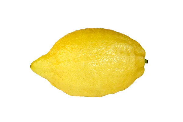 Лимон на білому фоні — стокове фото