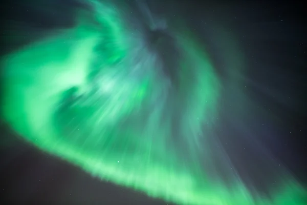 Aurora borealis nebo polární záře. — Stock fotografie