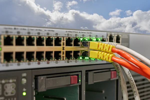 Cloud networking concept — Stock Photo, Image