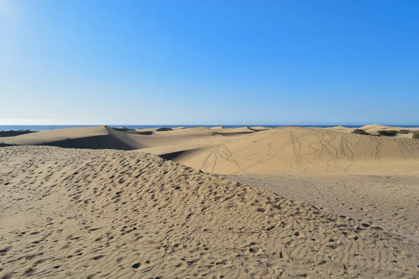 グランカナリアのマスパロマス砂漠の砂丘 — ストック写真