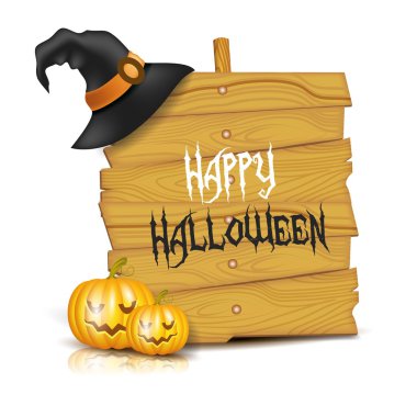 Mutlu Cadılar Bayramı illüstrasyon