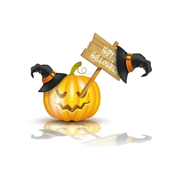 Feliz ilustração de Halloween —  Vetores de Stock