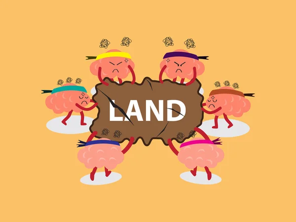 beyin için arazi kapma