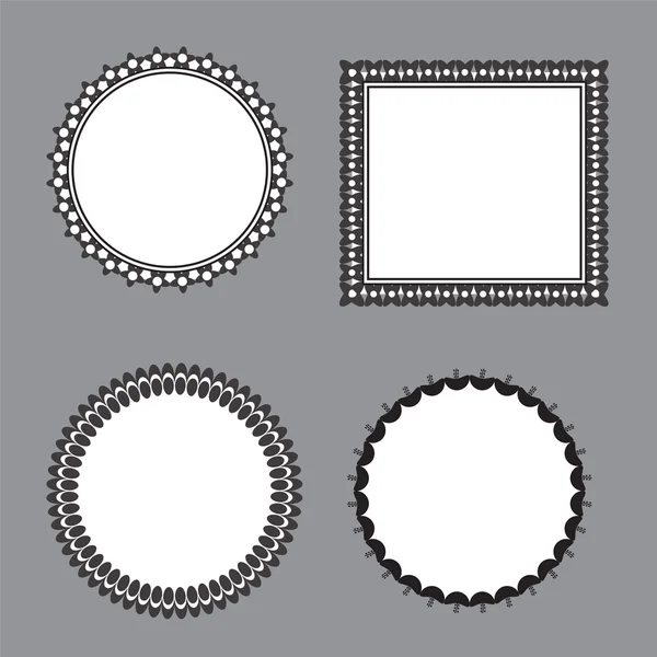 siyah ve beyaz çiçek çerçeve