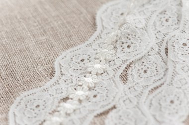 Beyaz dantel arka plan