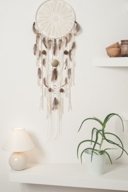 Rüya yakalayıcı kahverengi tüylü