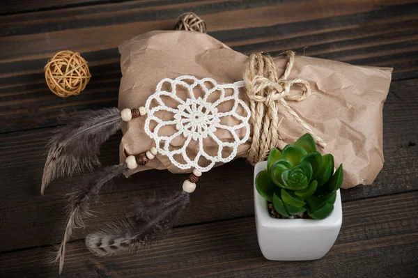 Set of decoration for gift wrapping