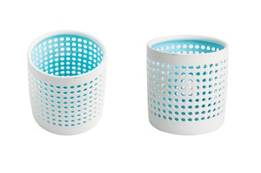 Mum tutucu beyaz mavi