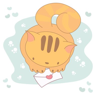 Sevgililer günü aşk kartı vektörü