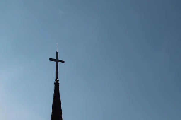 Cross above the Church — Stock Photo, Image