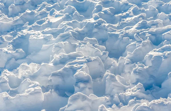 Vista Alto Angolo Della Trama Della Neve Sfondo Con Spazio — Foto Stock