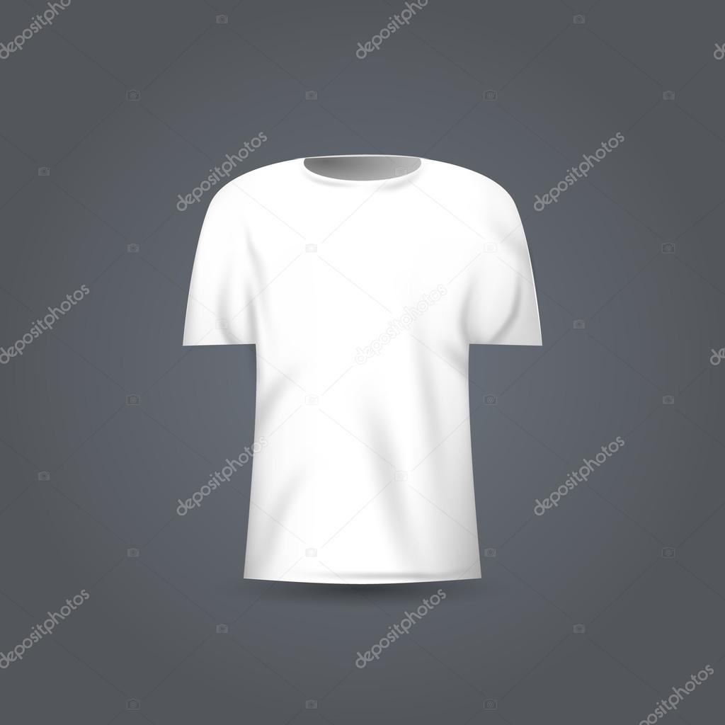 Mod le de t  shirt  vierge  Maquette  de vecteur blanc t  