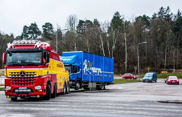 Bogseringsbil Som Trasig — Stockfoto