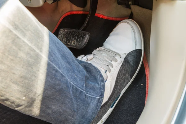 Accelerator pedal of the car — Stock Photo, Image