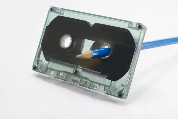Cinta giratoria cassette — Foto de Stock