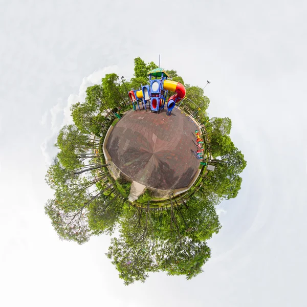 Kruh panorama hřiště — Stock fotografie