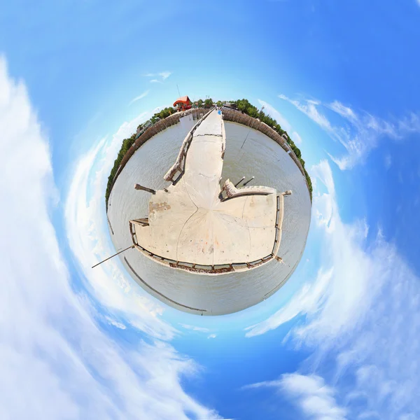 Cercle vue panoramique sur le vieux port — Photo