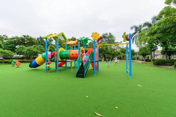 Bangkok Thaïlande Novembre 2020 Grande Aire Jeux Dans Parc Public — Photo