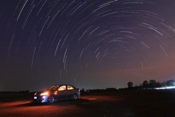 Star trails — Stock Photo, Image