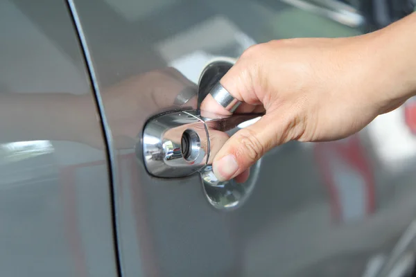 Ouvrir la voiture de porte — Photo