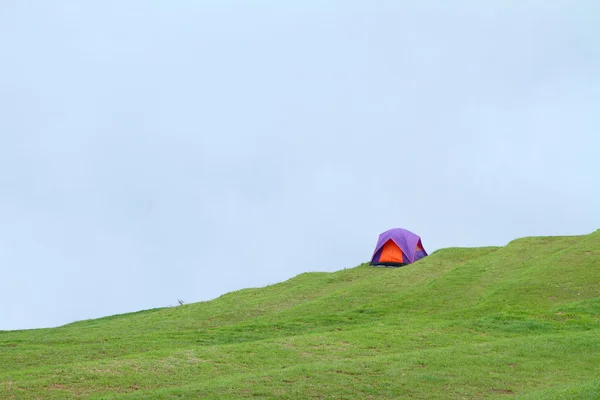 Camping on the mountain — Stock Photo, Image