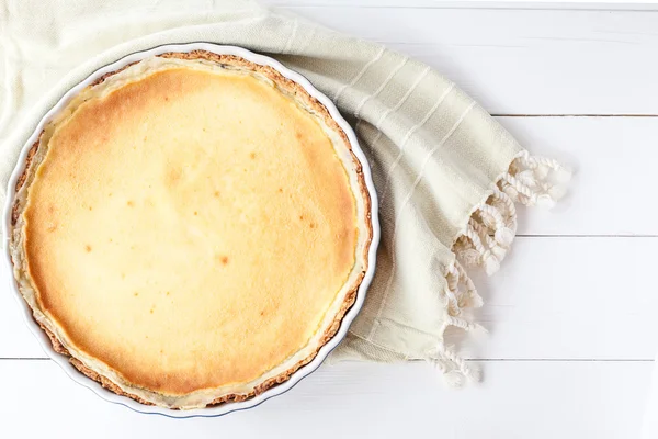 Poppy seed cream tart — Stock Photo, Image