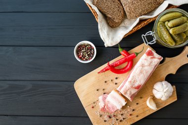 Tuzlu baharatlı domuz yağı, Ukraynalı mutfağı