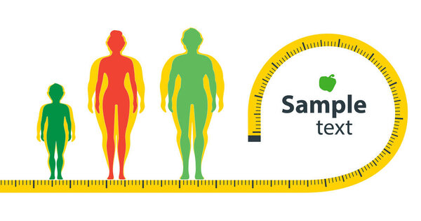 Концепция потери веса. Влияние диеты на вес человека. Мужчина и женщина до и после диеты и фитнеса. 