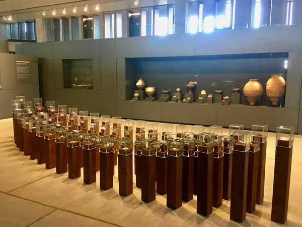 Tentoonstellingen Hal Van Het Historisch Museum Troje Turkije — Stockfoto
