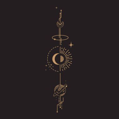 Göksel Büyü Mistik ve Esrarengiz İllüstrasyon