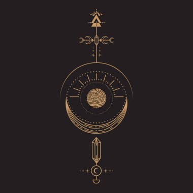 Göksel Büyü Mistik ve Esrarengiz İllüstrasyon