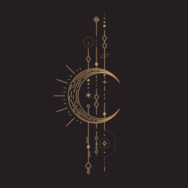 Göksel Büyü Mistik ve Esrarengiz İllüstrasyon