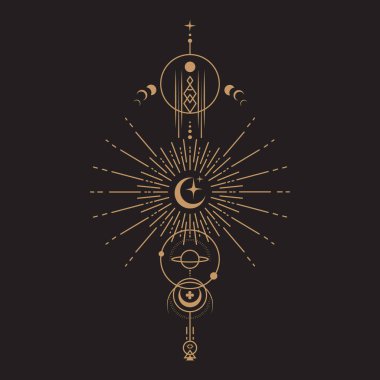 Göksel Büyü Mistik ve Esrarengiz İllüstrasyon